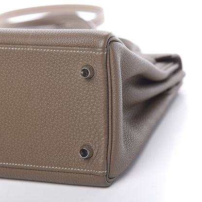 Hermes Togo Kelly Retourne 32 Etoupe 9 of 10