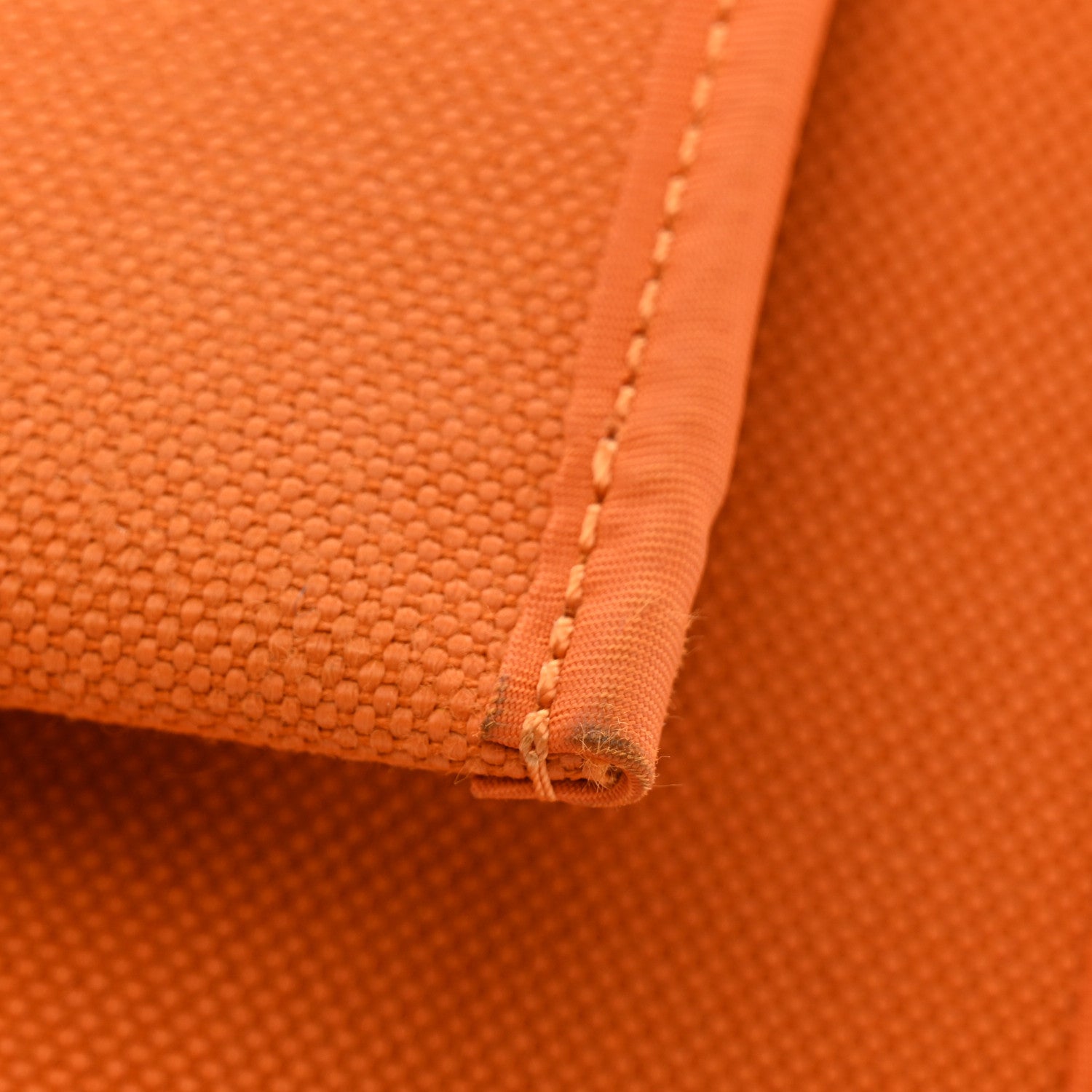 Hermes Vache Hunter Toile Herbag Zip 31 PM Orange Fauve 14 of 14