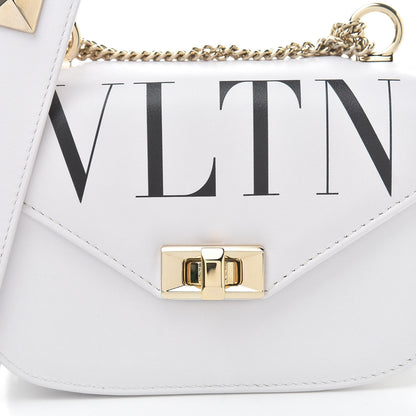 Valentino Garavani Calfskin VLTN Small Shoulder Bag White 8 of 12
