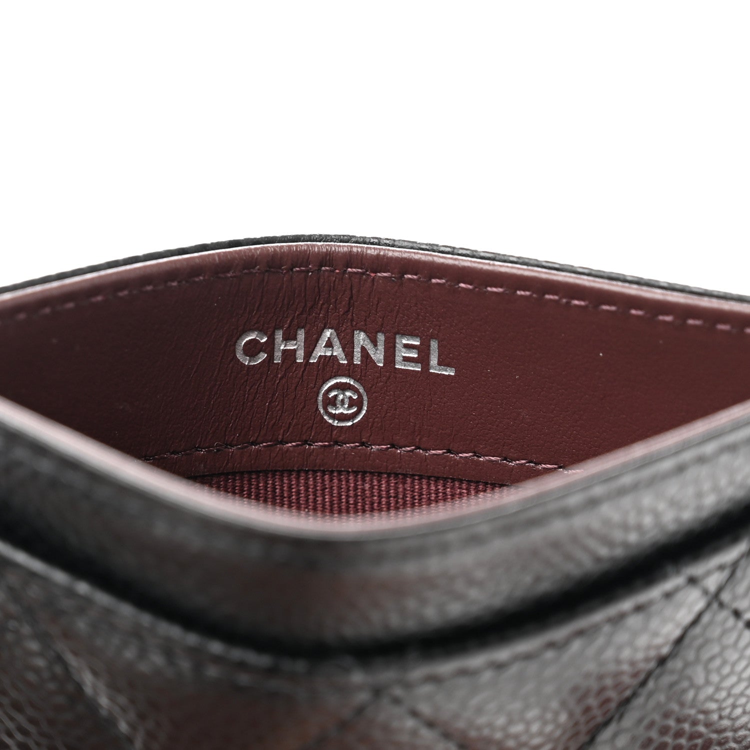 Chanel Caviar Quilted Card Holder Black 6 of 9