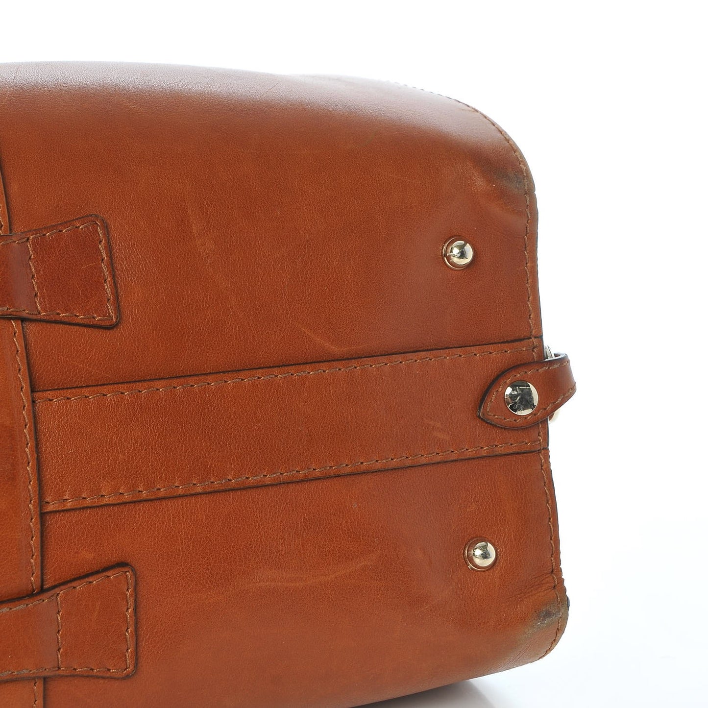 Calfskin Medium Stirrup Top Handle Bag