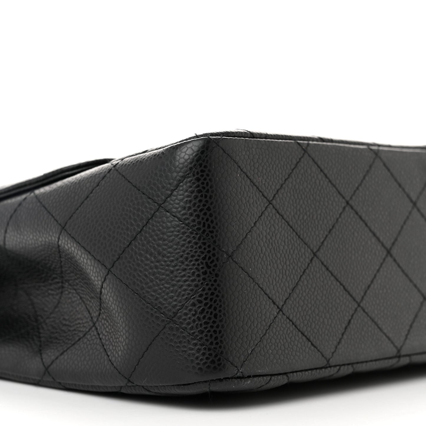 Caviar Quilted Jumbo Single Flap Black