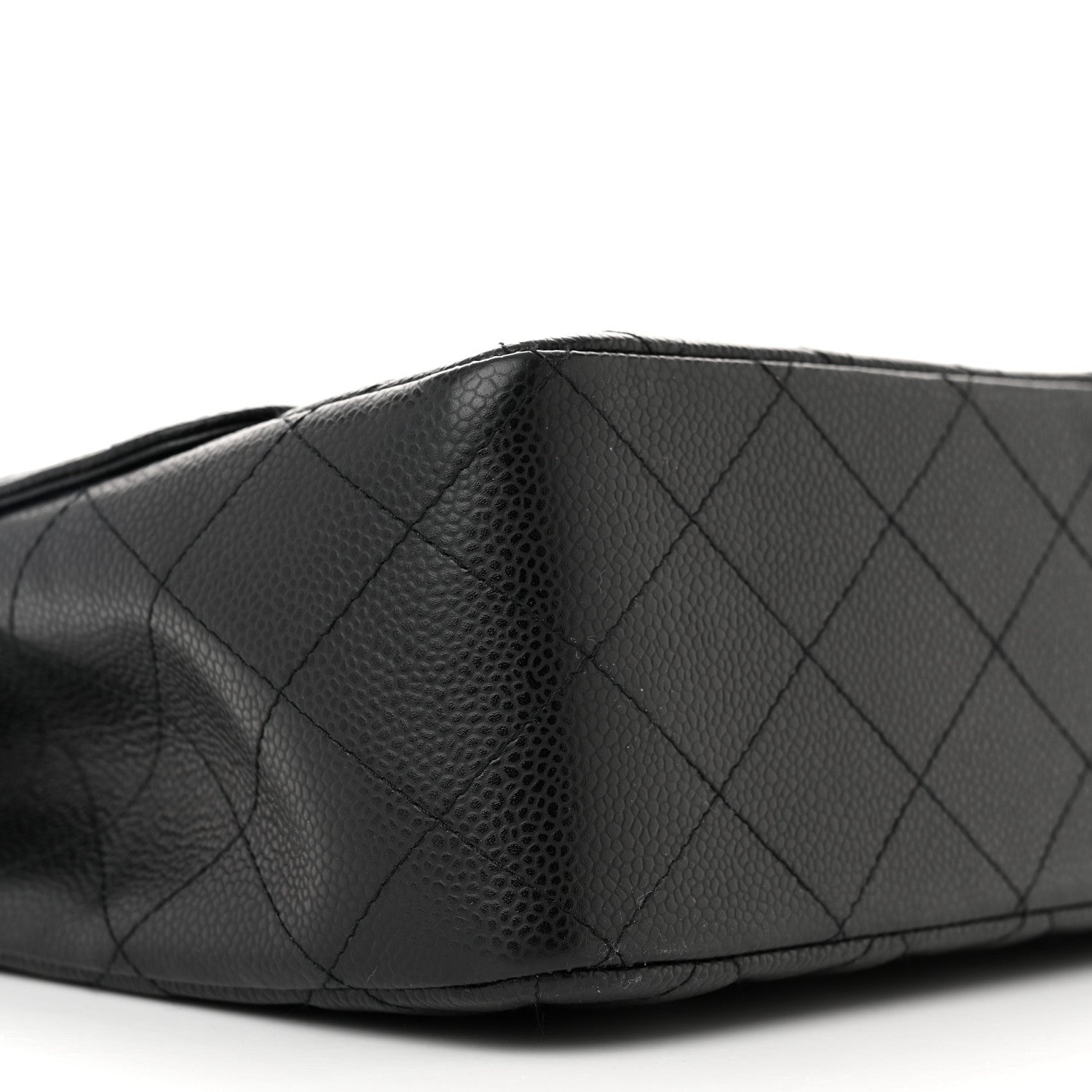 Chanel Caviar Quilted Jumbo Single Flap Black 9 of 12