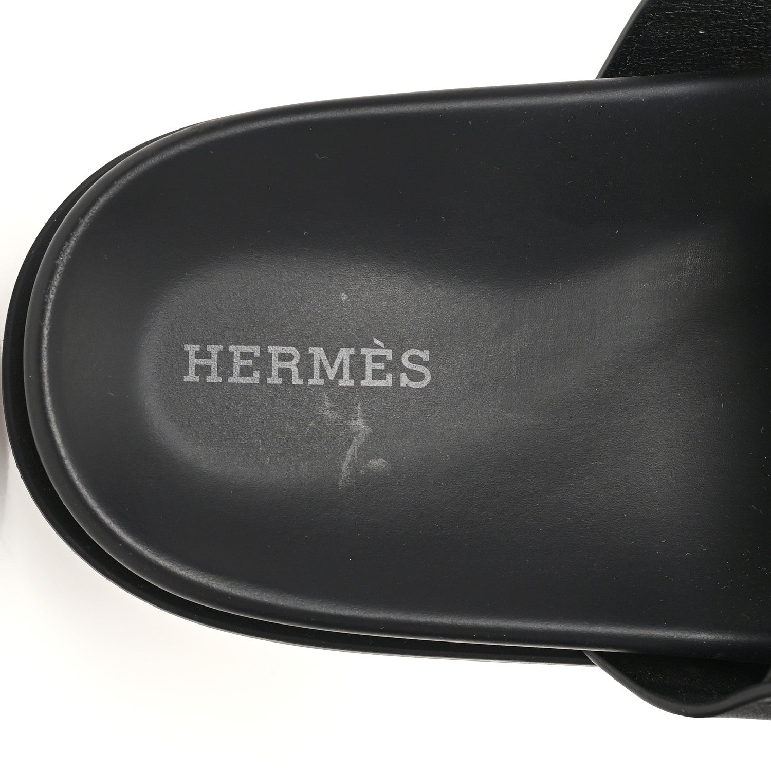 Hermes Calfskin Womens Chypre Sandals 40.5 Black 8 of 10