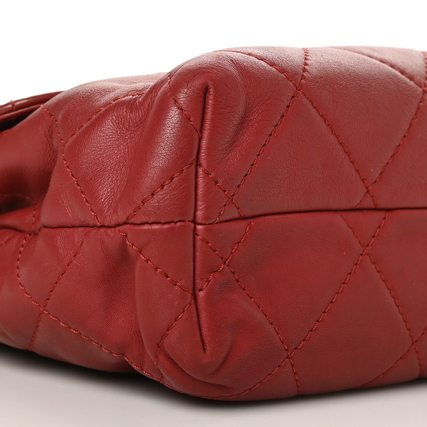 Calfskin Quilted In The Business Flap Bag Red