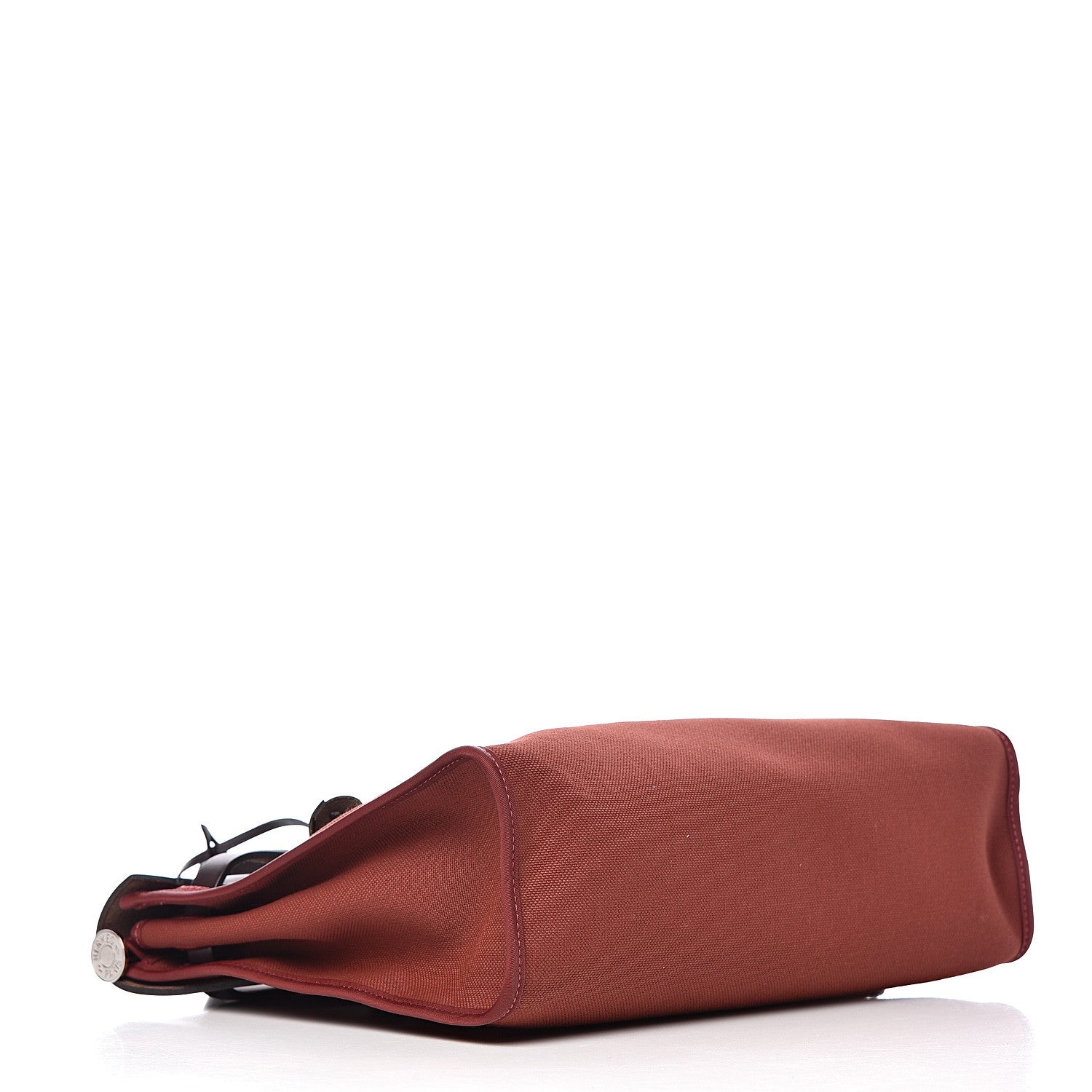 Hermes Vache Hunter Toile Herbag Zip 31 PM Rouge H Ebene 5 of 10