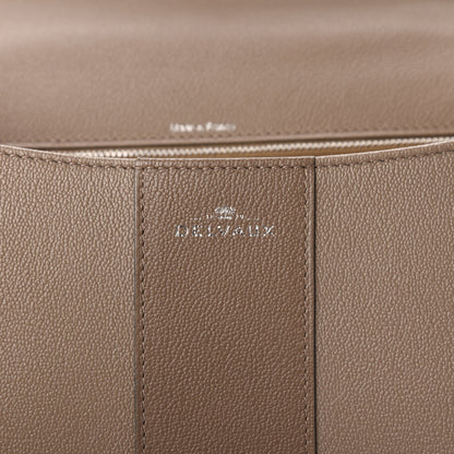 Delvaux Grained Calfskin MM Brillant Satchel Camaieux Tourterelle 8 of 10