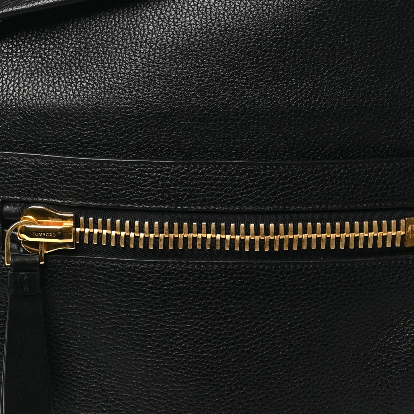 Grained Calfskin Buckley Backpack Black
