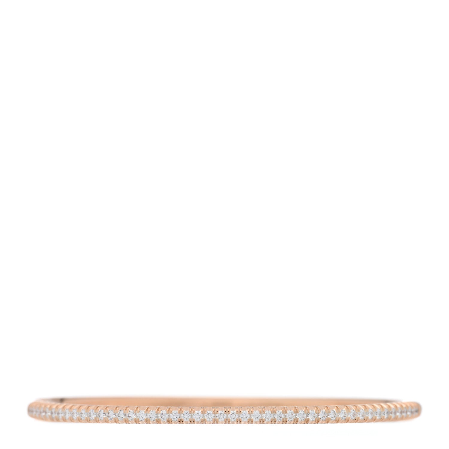 Cartier 18K Pink Gold Diamond Etincelle de Cartier Bangle Bracelet 16 1 of 3