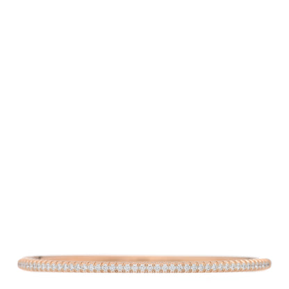 Cartier 18K Pink Gold Diamond Etincelle de Cartier Bangle Bracelet 16 1 of 3