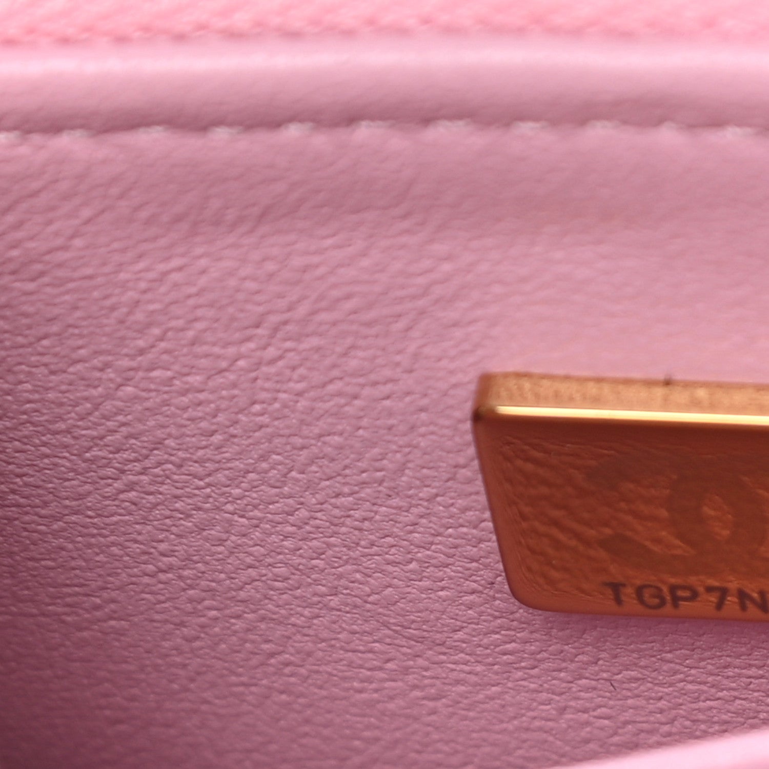 Chanel Caviar Quilted Small CC Vanity Case Light Pink 7 of 12