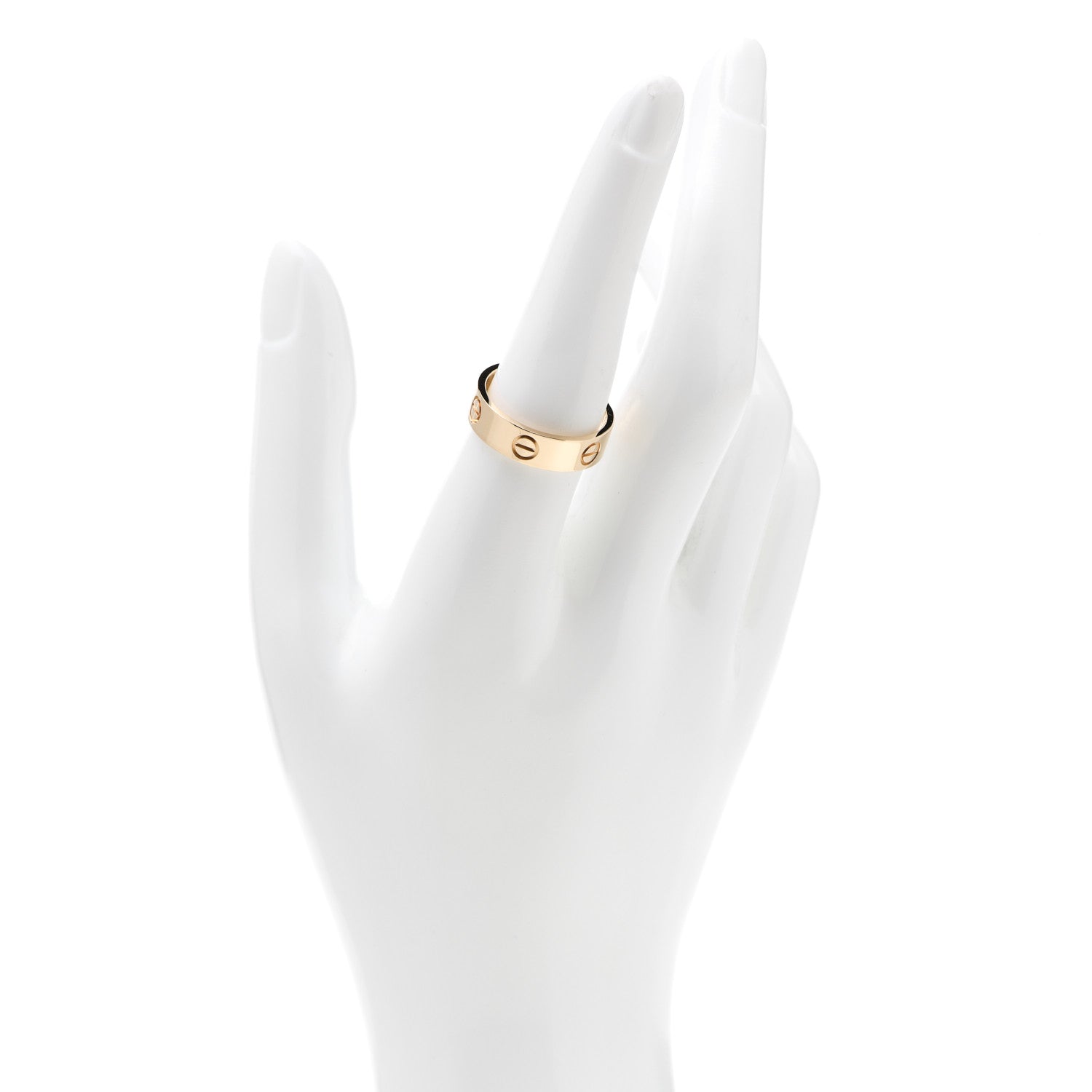 Cartier 18K Yellow Gold 5.5mm LOVE Ring 57 8 2 of 6