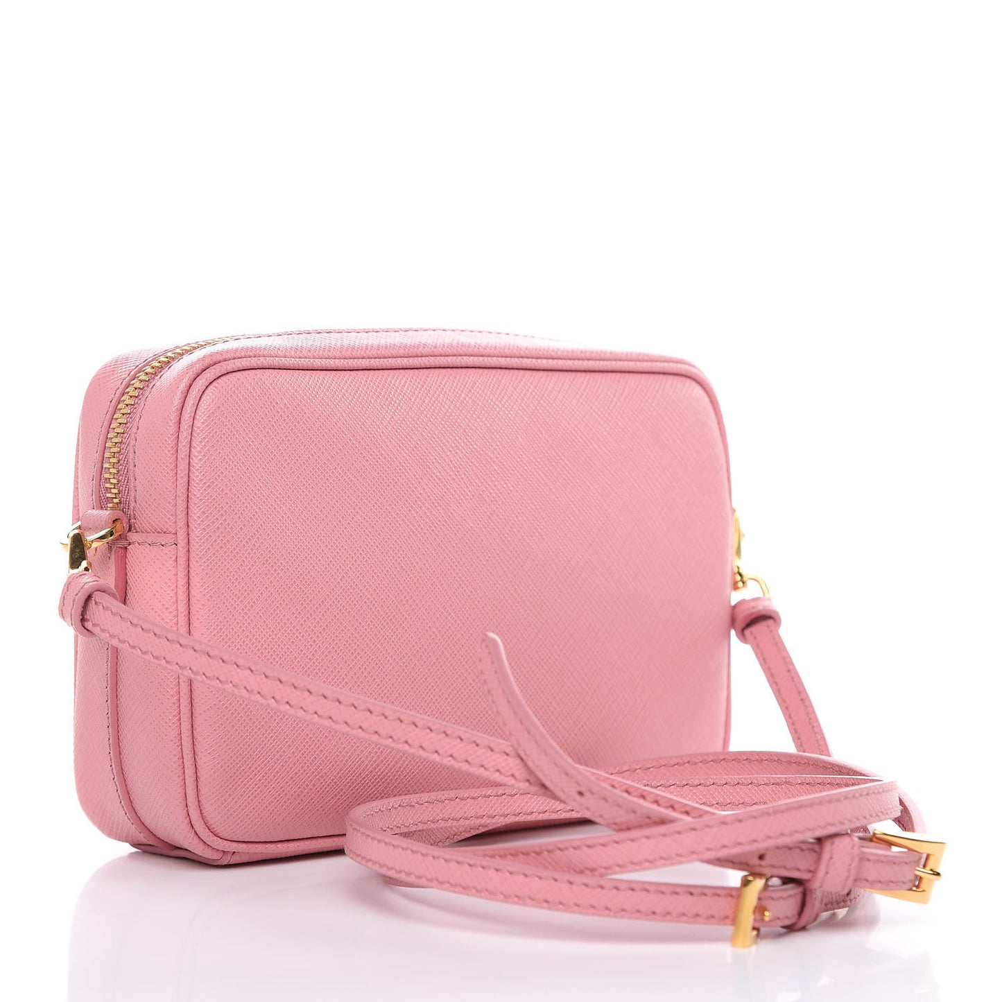 Saffiano Lux Small Camera Crossbody Bag Petalo