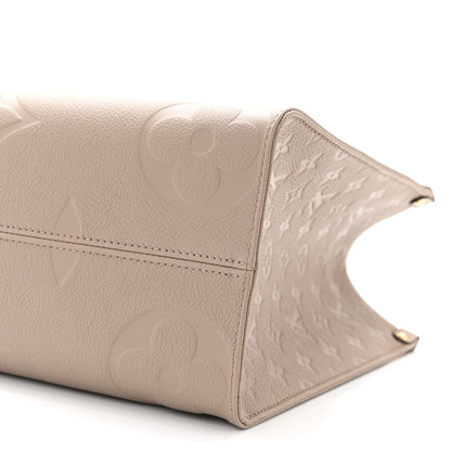 Louis Vuitton Empreinte Monogram Giant Onthego MM Tourterelle 9 of 10