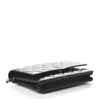 Chanel Caviar Quilted Wallet On Chain WOC Black 4 of 11