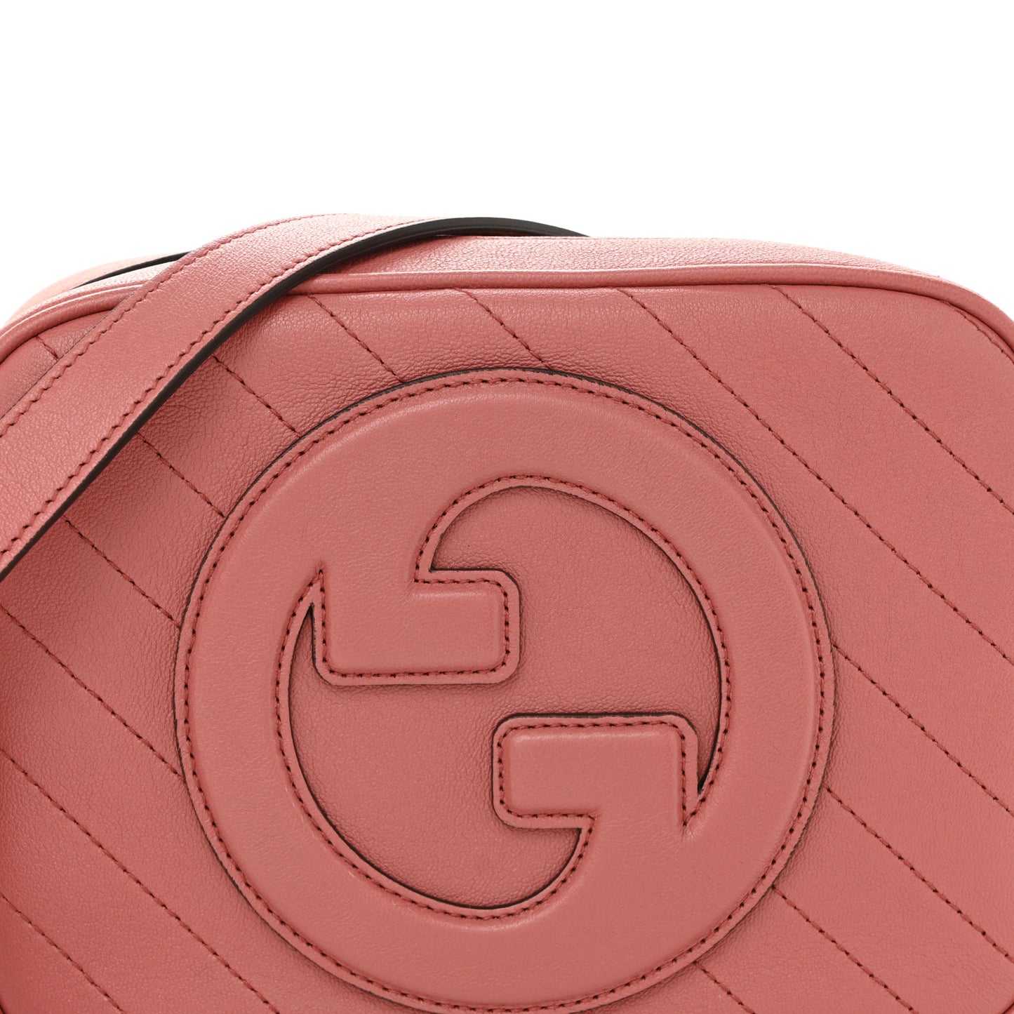 Sakai Be Green Calfskin Diagonal Stitched Small Blondie Shoulder Bag Gorgeus Grace