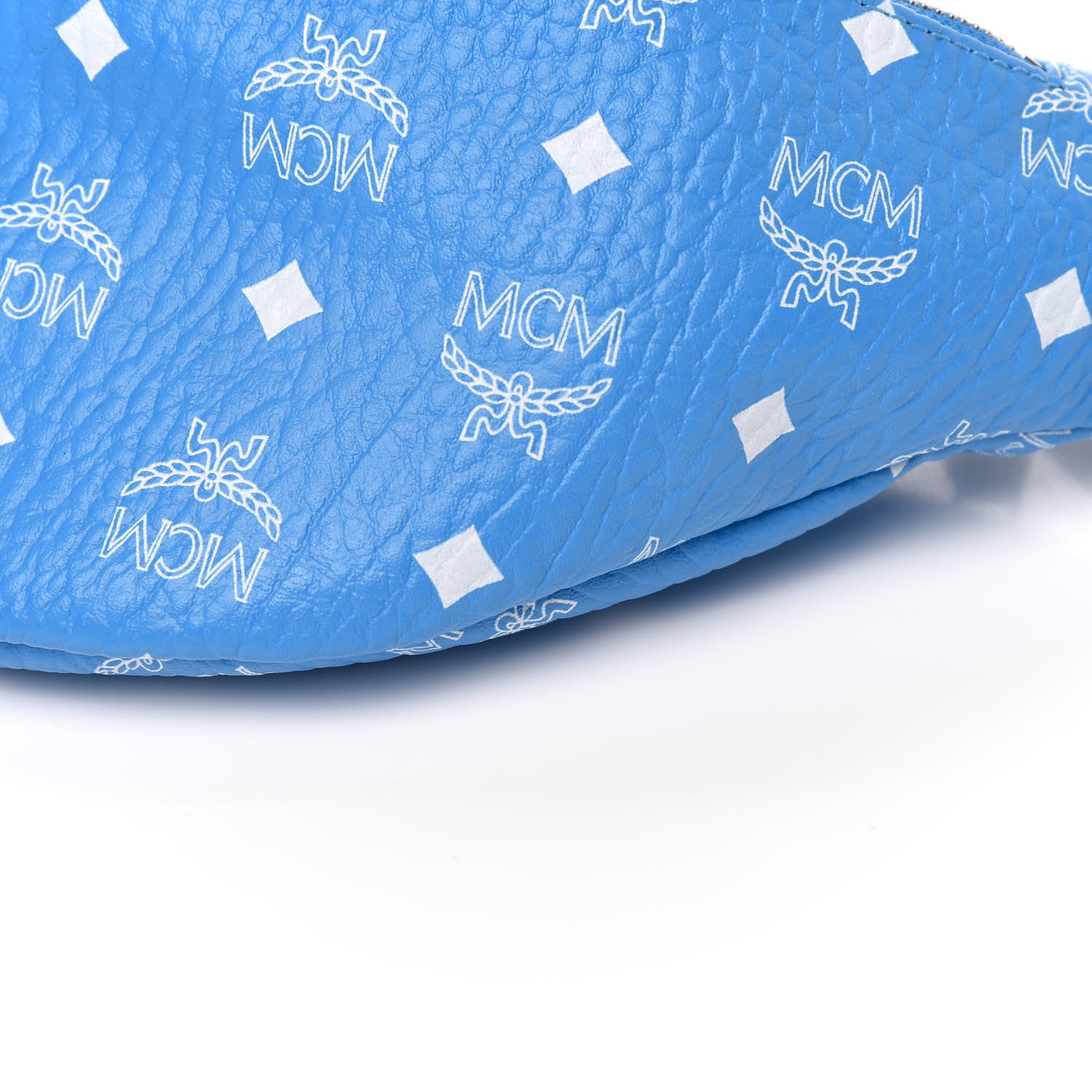 MCM Visetos Medium Fursten Belt Bag Blue 9 of 11