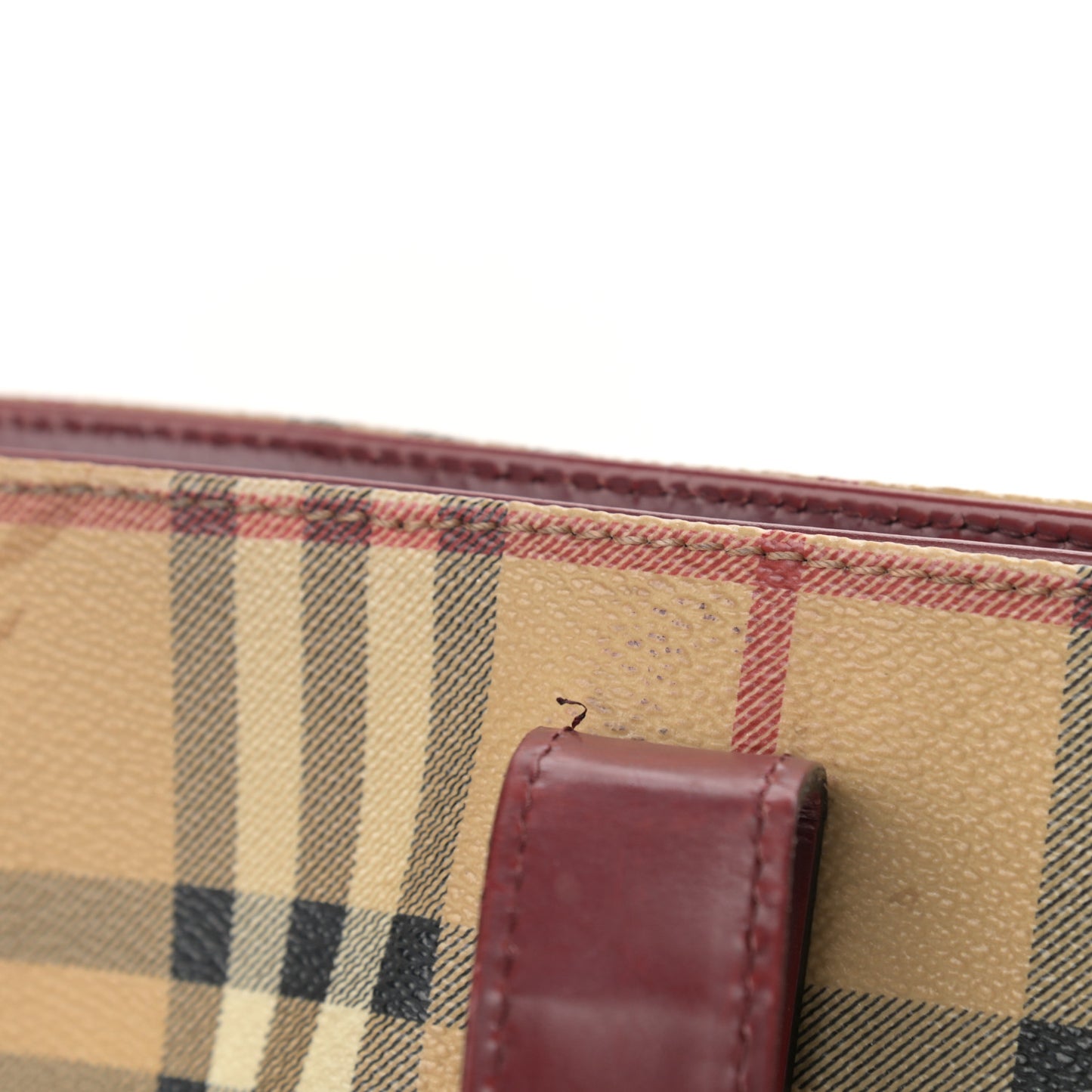 Haymarket Check Tote Red
