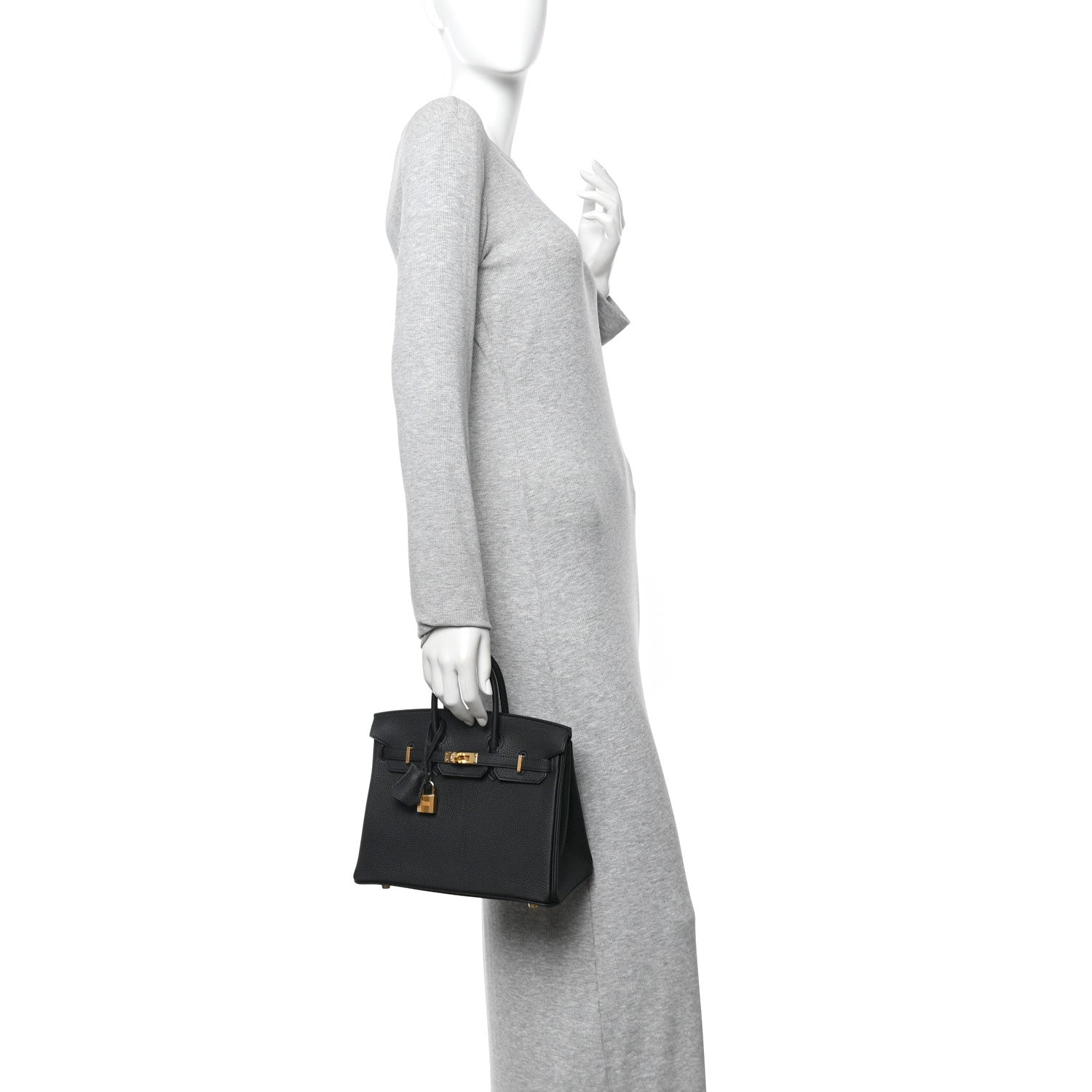 Hermes Togo Birkin 25 Black 2 of 11