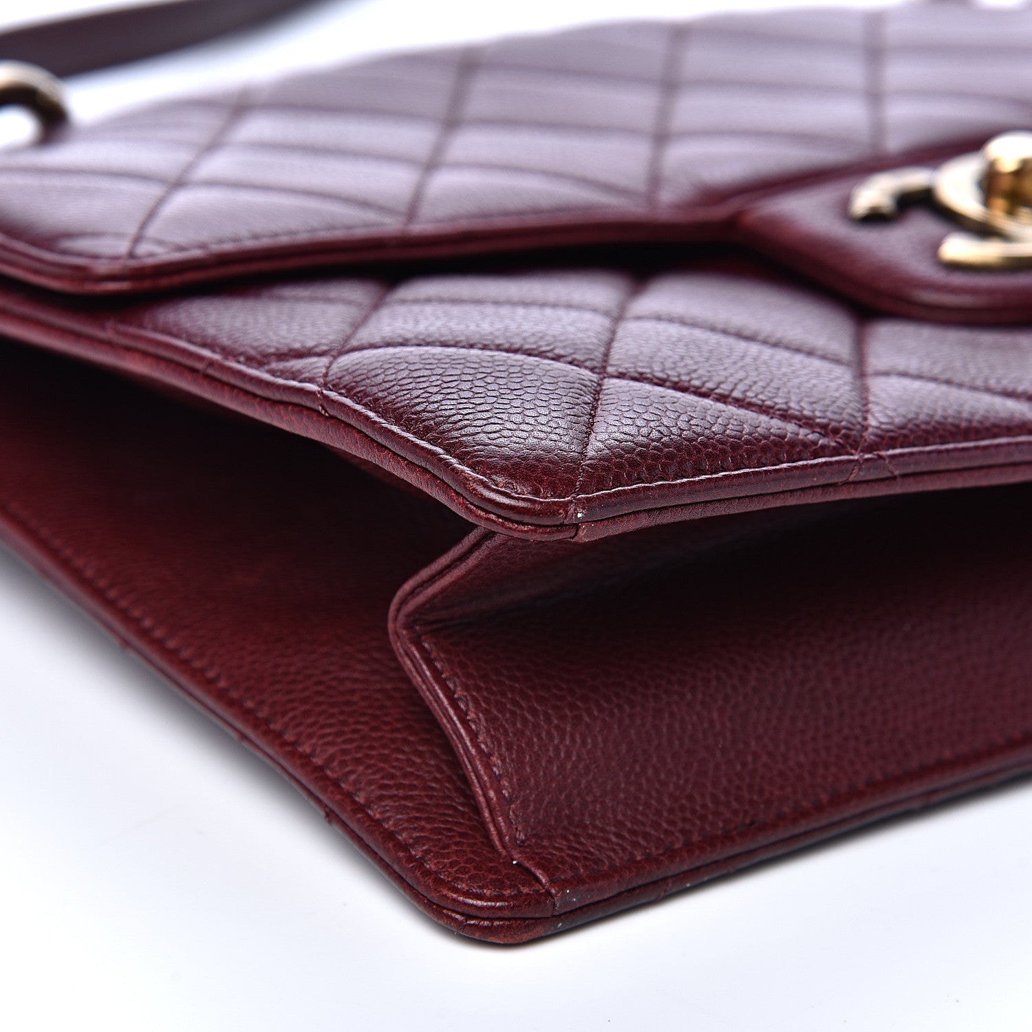 Chanel Caviar Quilted Large Retro Class Flap Burgundy 7 of 18