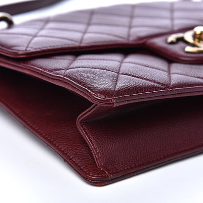 Chanel Caviar Quilted Large Retro Class Flap Burgundy 7 of 18