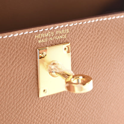 Hermes Epsom Mini Kelly Sellier 20 Gold 6 of 10