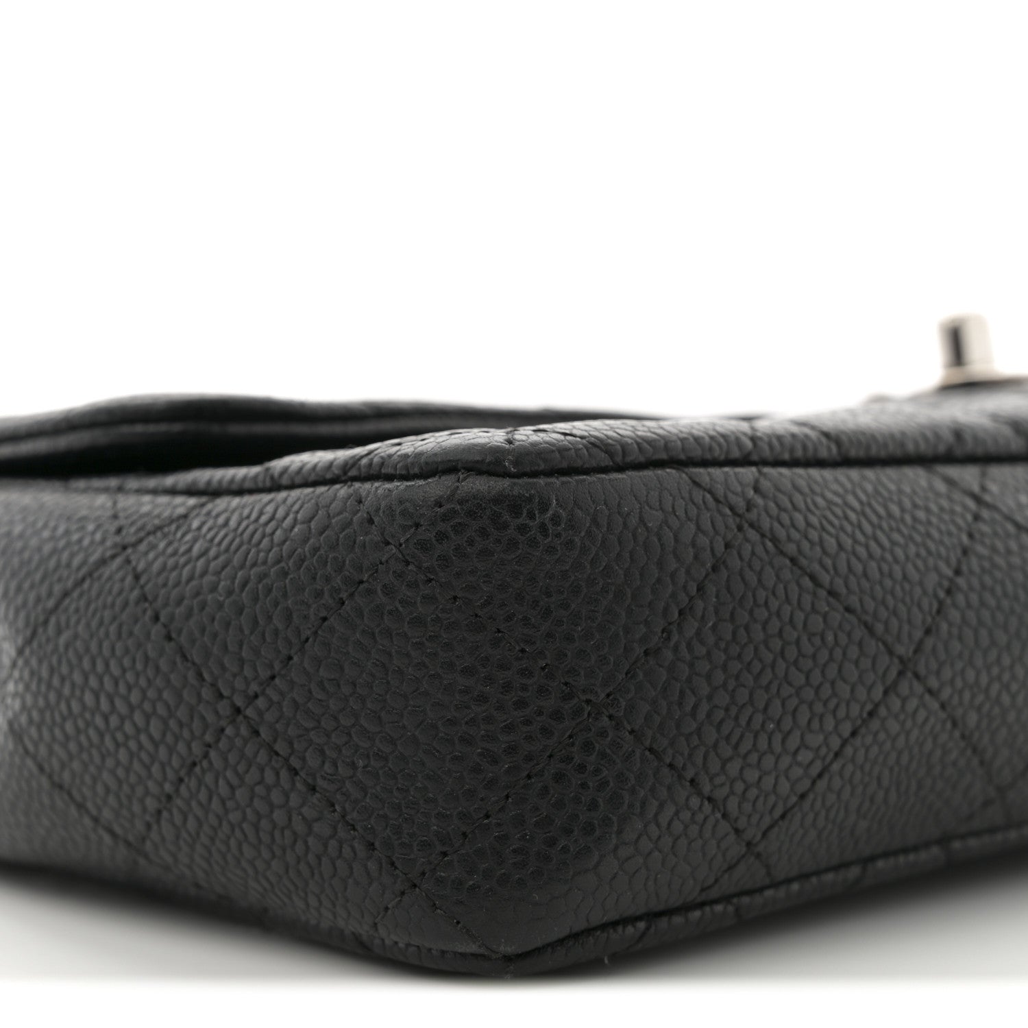 Chanel Caviar Quilted East West Flap Black 9 of 10