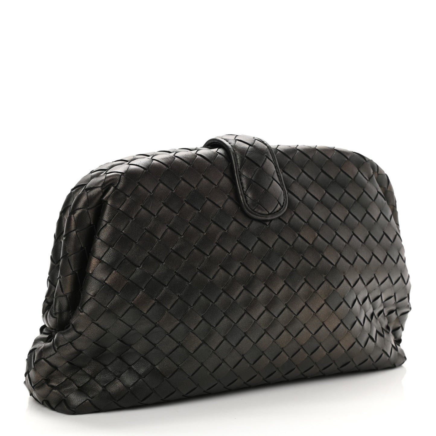 Nappa Intrecciato The Lauren 1980 Clutch Dark Bronze