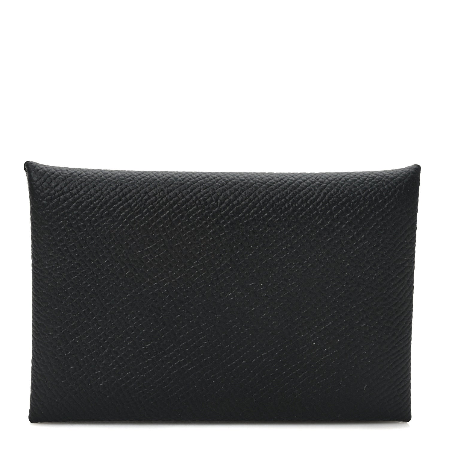 Hermes Epsom Calvi Card Case Black 1 of 7