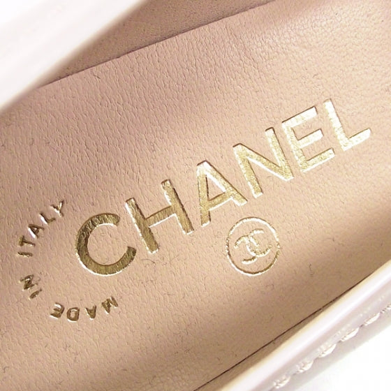 Chanel Patent Loafer Pale Pink 36.5 7 of 10
