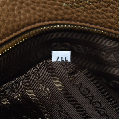 Prada Vitello Daino Pocket Tote Caramel 7 of 16