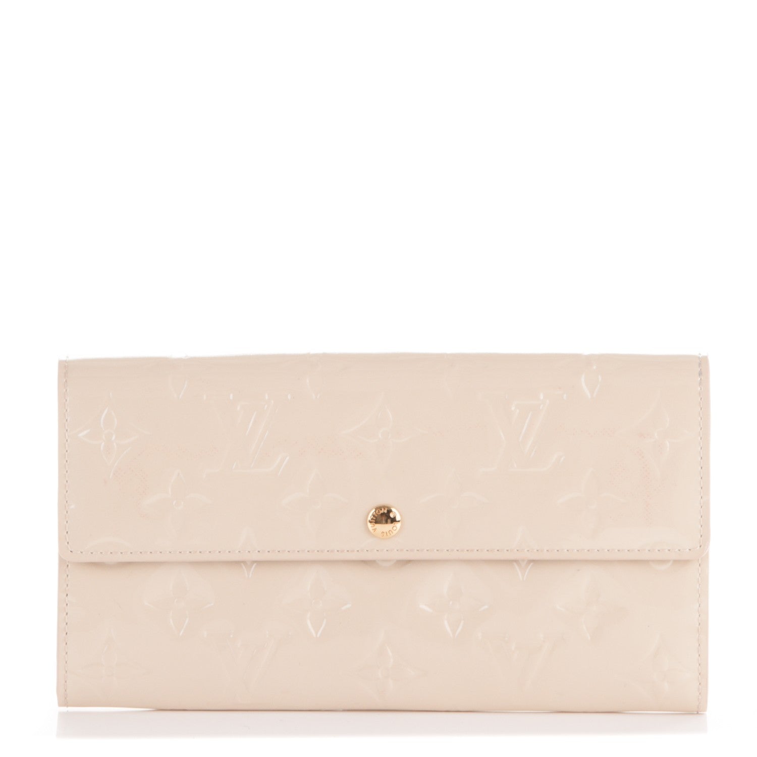 Louis Vuitton Vernis Sarah Wallet Blanc Corail 1 of 7