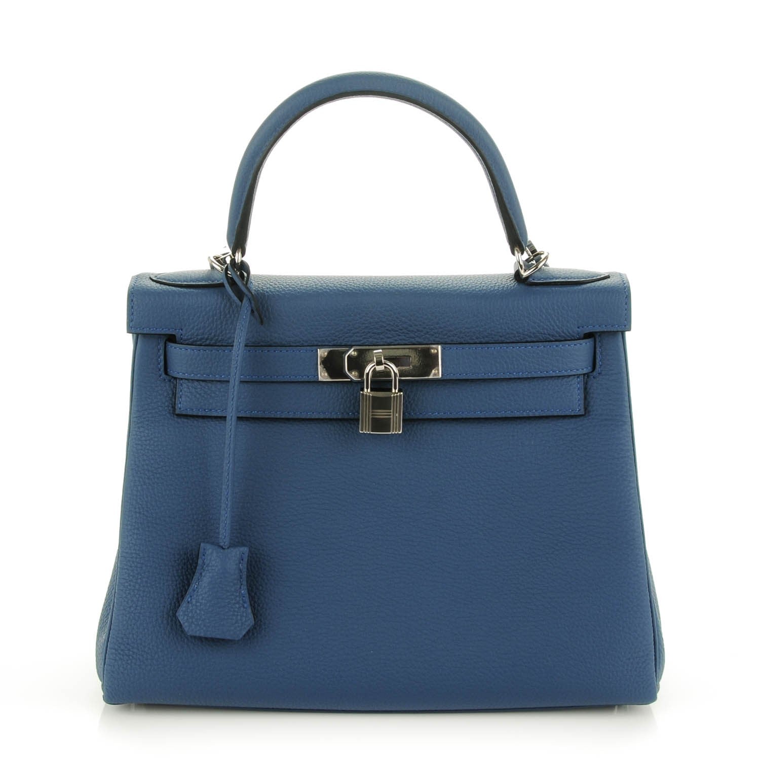 Hermes Togo Kelly Retourne 28 Bleu Agate 1 of 22
