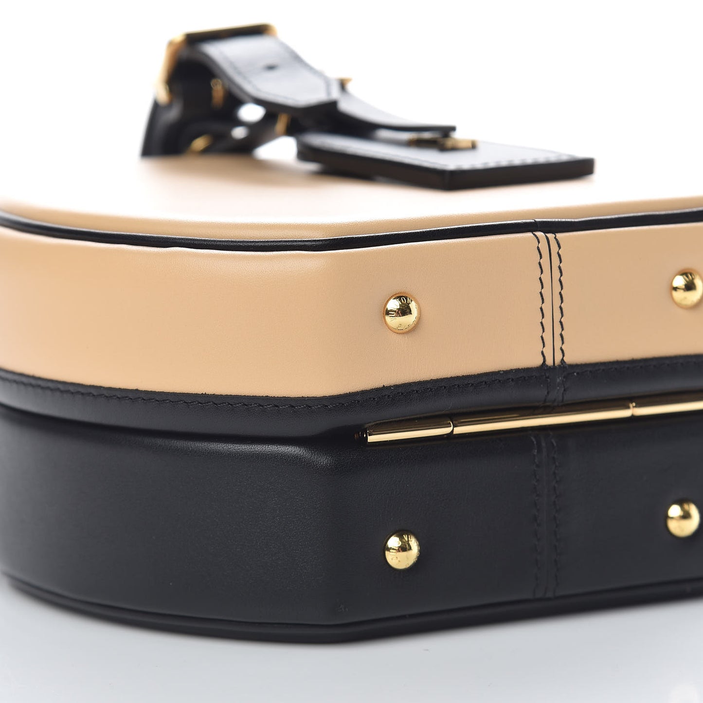 Calfskin Petite Boite Chapeau Black Beige