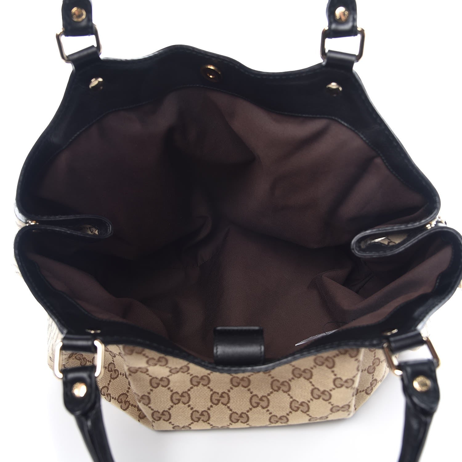 Gucci Monogram Large Sukey Tote Dark Brown 5 of 10