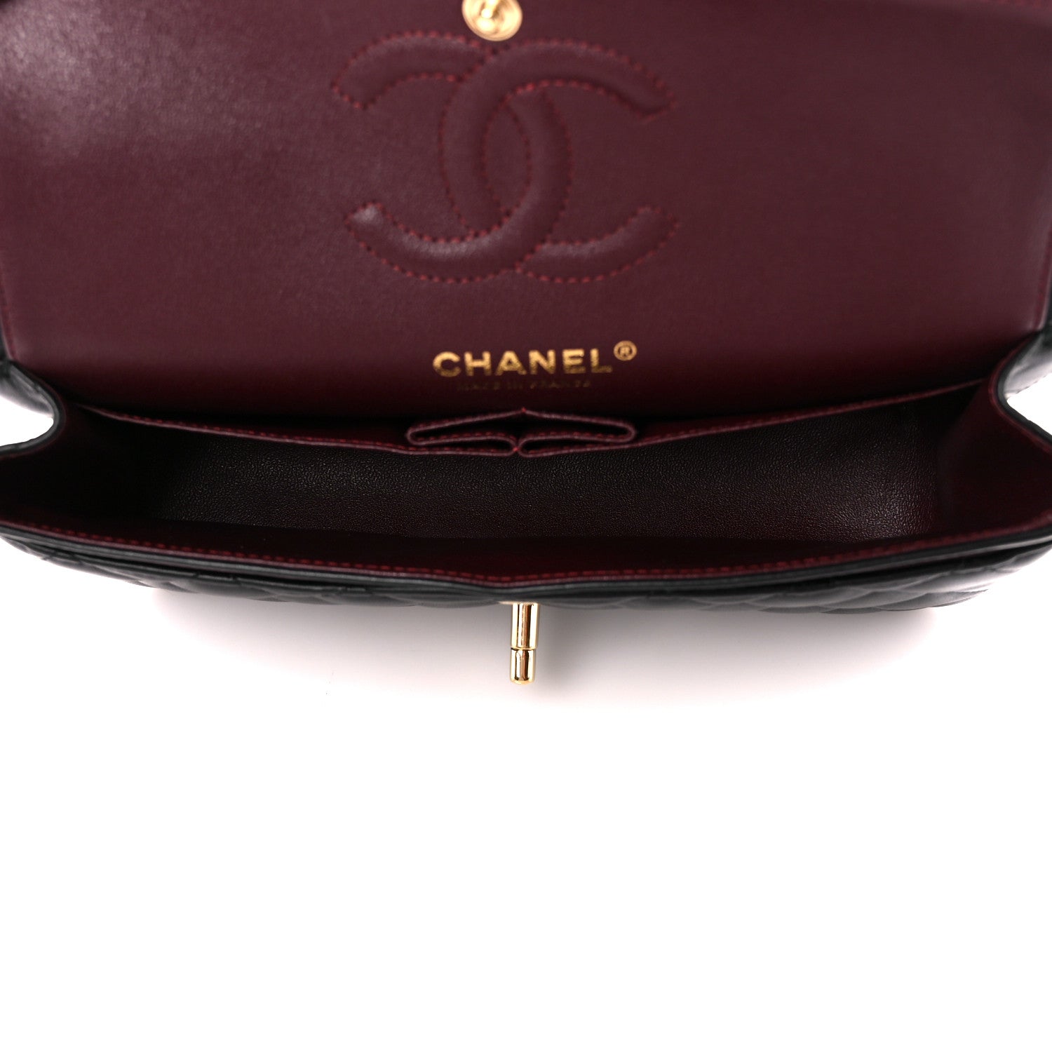 Chanel Lambskin Quilted Small Double Flap Black 5 of 12