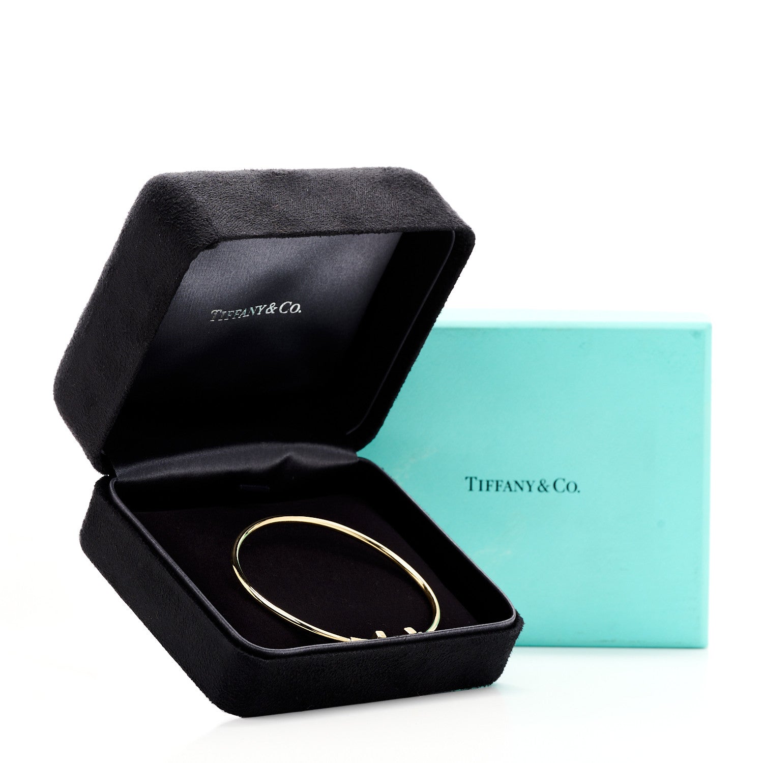 Tiffany 18K Yellow Gold T Wire Bracelet 5 of 5