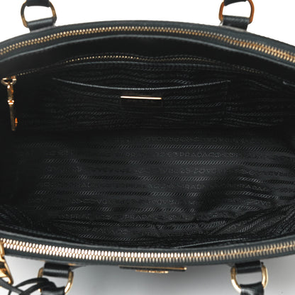 Prada Saffiano Medium Galleria Double Zip Tote Black 4 of 4