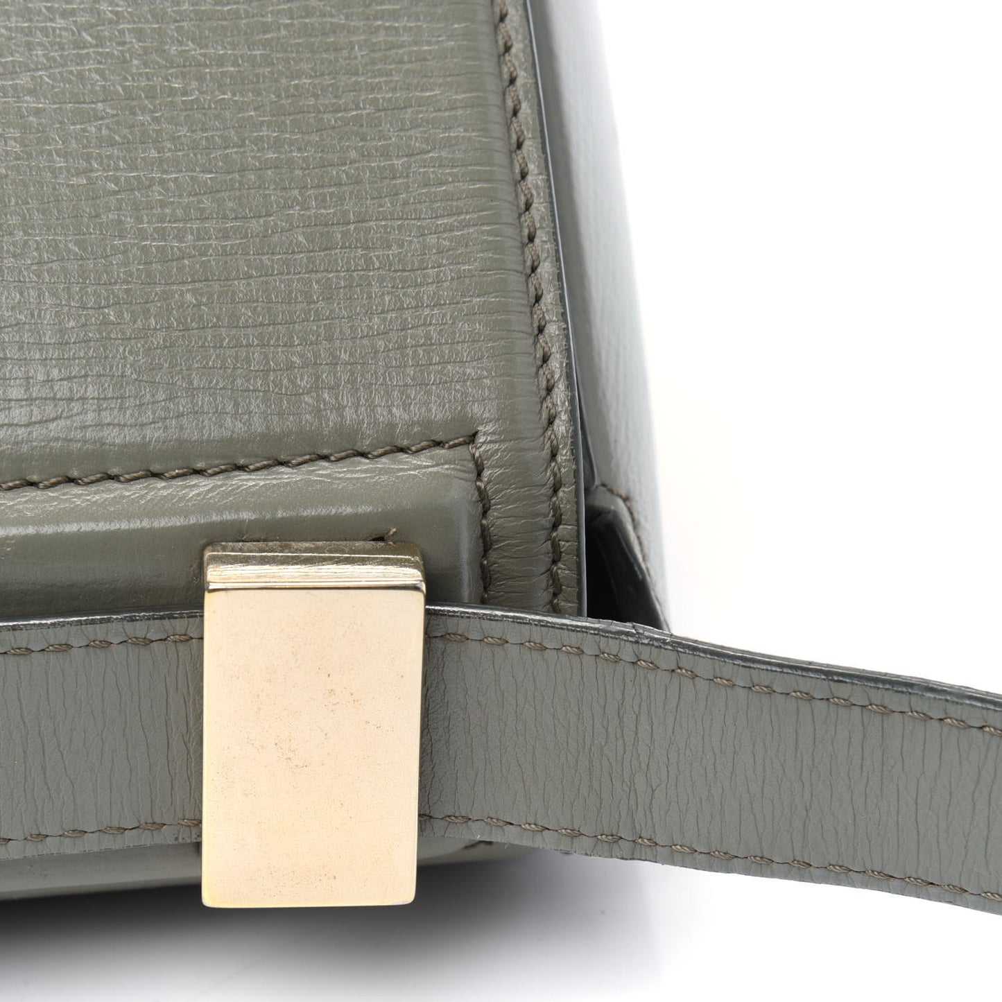 Textured Calfskin Medium Pandora Box Crossbody Bag