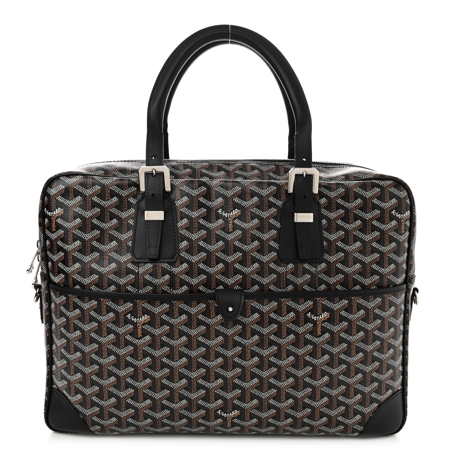 Goyard Goyardine Ambassade MM Briefcase Black 1 of 14