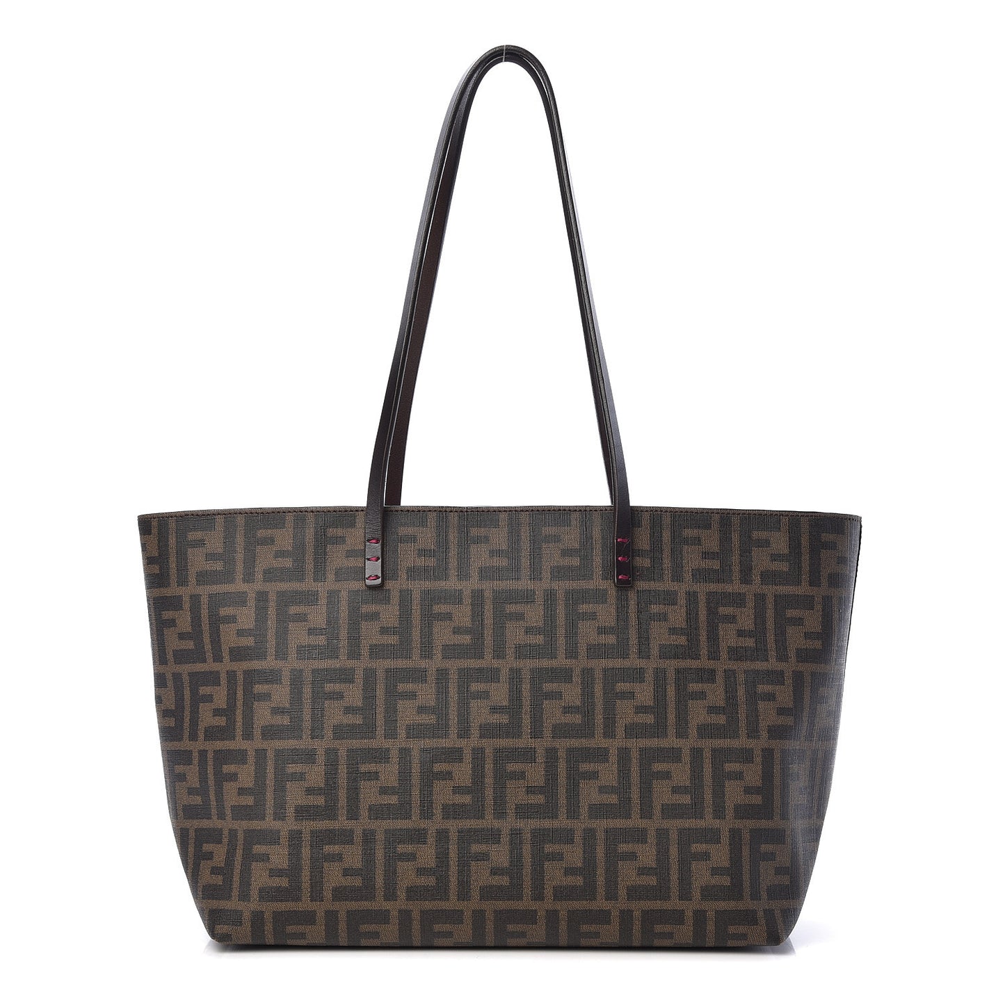 Zucca Spalmati Small Roll Tote Tobacco Fuxia