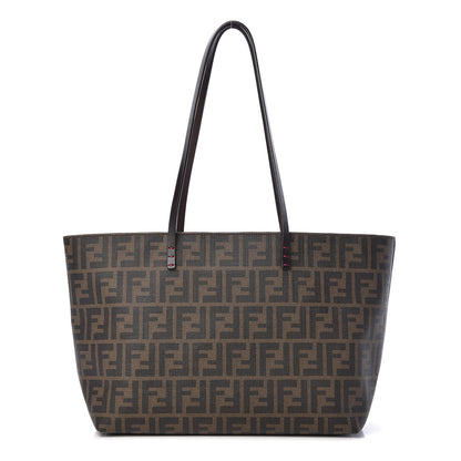 Fendi Zucca Spalmati Small Roll Tote Tobacco Fuxia 1 of 13