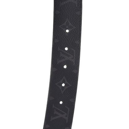 Louis Vuitton Monogram Eclipse Taigarama 40mm LV Initiales Reversible Belt 95 38 Black 4 of 6