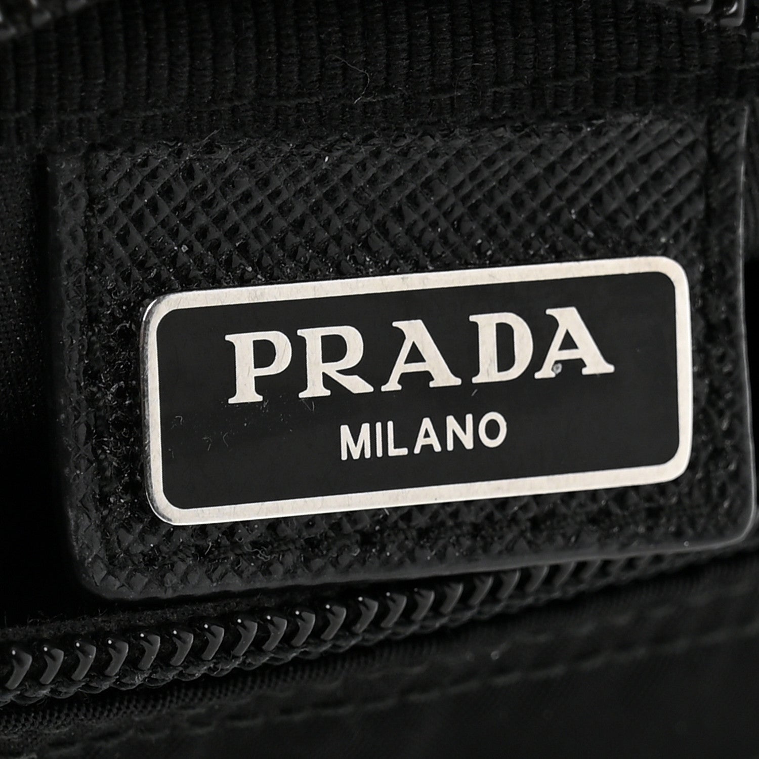 Prada Nylon Vela Cosmetic Pouch Black 6 of 9