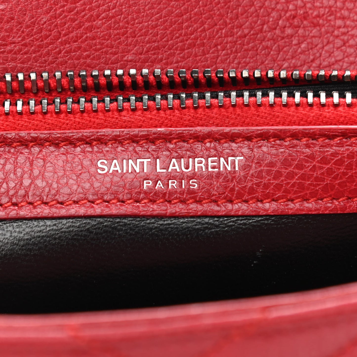 Sheepskin Matelasse Chevron Monogram Medium College Bag Rouge
