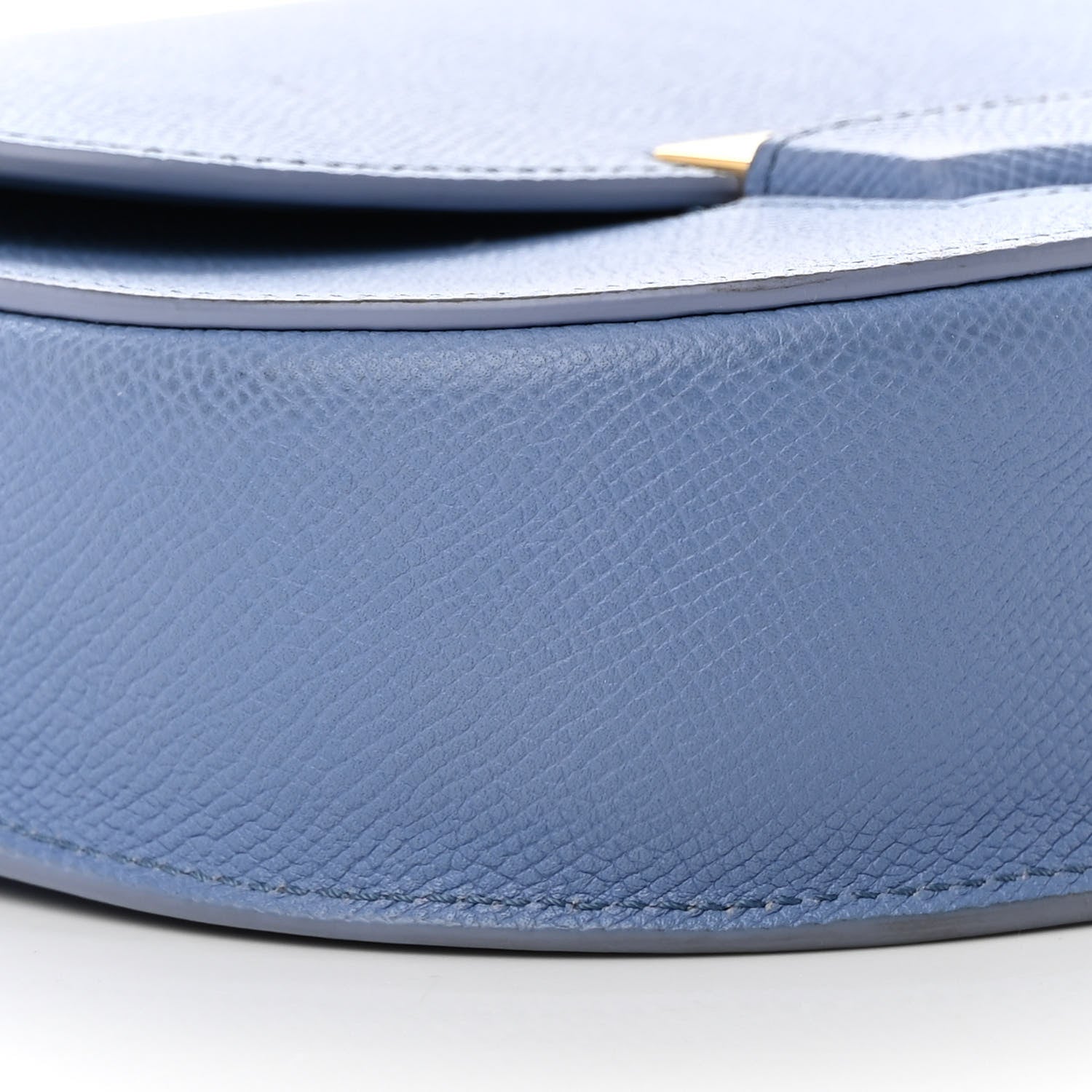 Celine Baby Grained Calfskin Small Trotteur Porcelain 9 of 17
