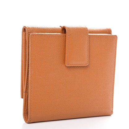 Saint Laurent Coated Calfskin Classic Y Compact Wallet Brown 2 of 12