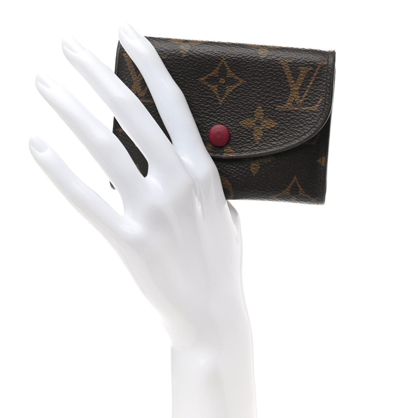 Monogram Rosalie Coin Purse Fuchsia
