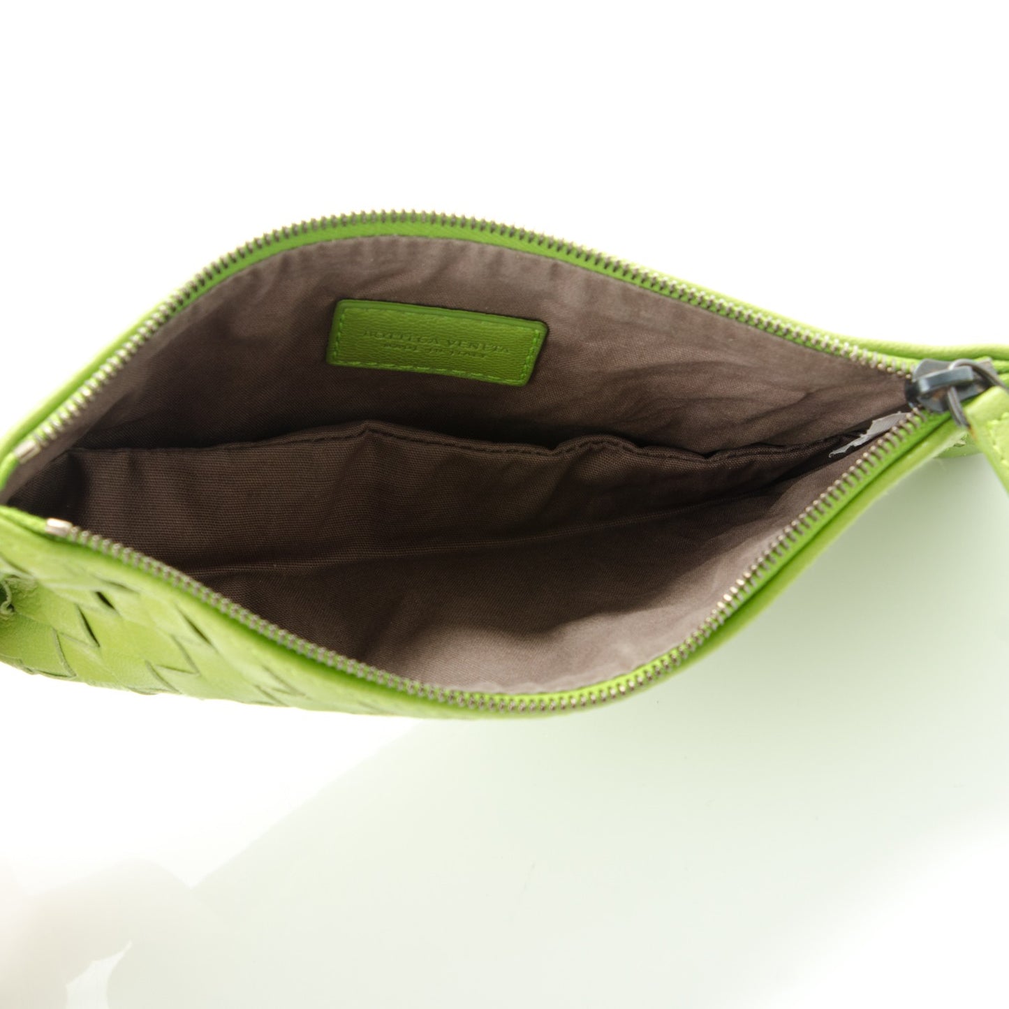 Nappa Intrecciato Small Cosmetic Pouch Mela