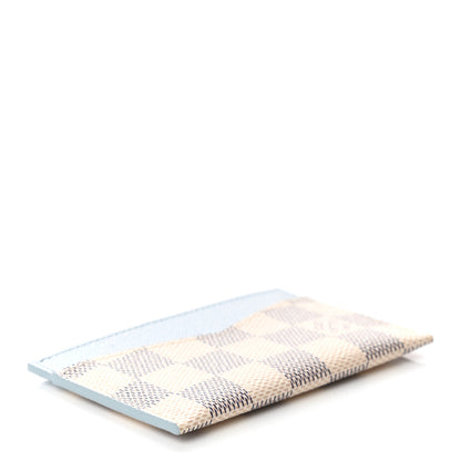 Louis Vuitton Damier Azur Daily Card Holder Olympe Blue 4 of 7
